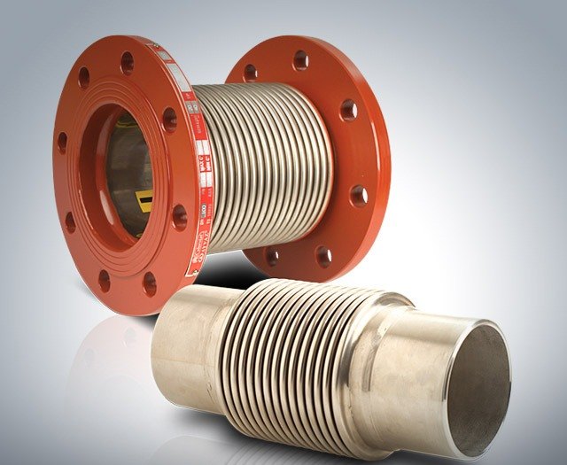 Expansion joints, flexible hoses and valves